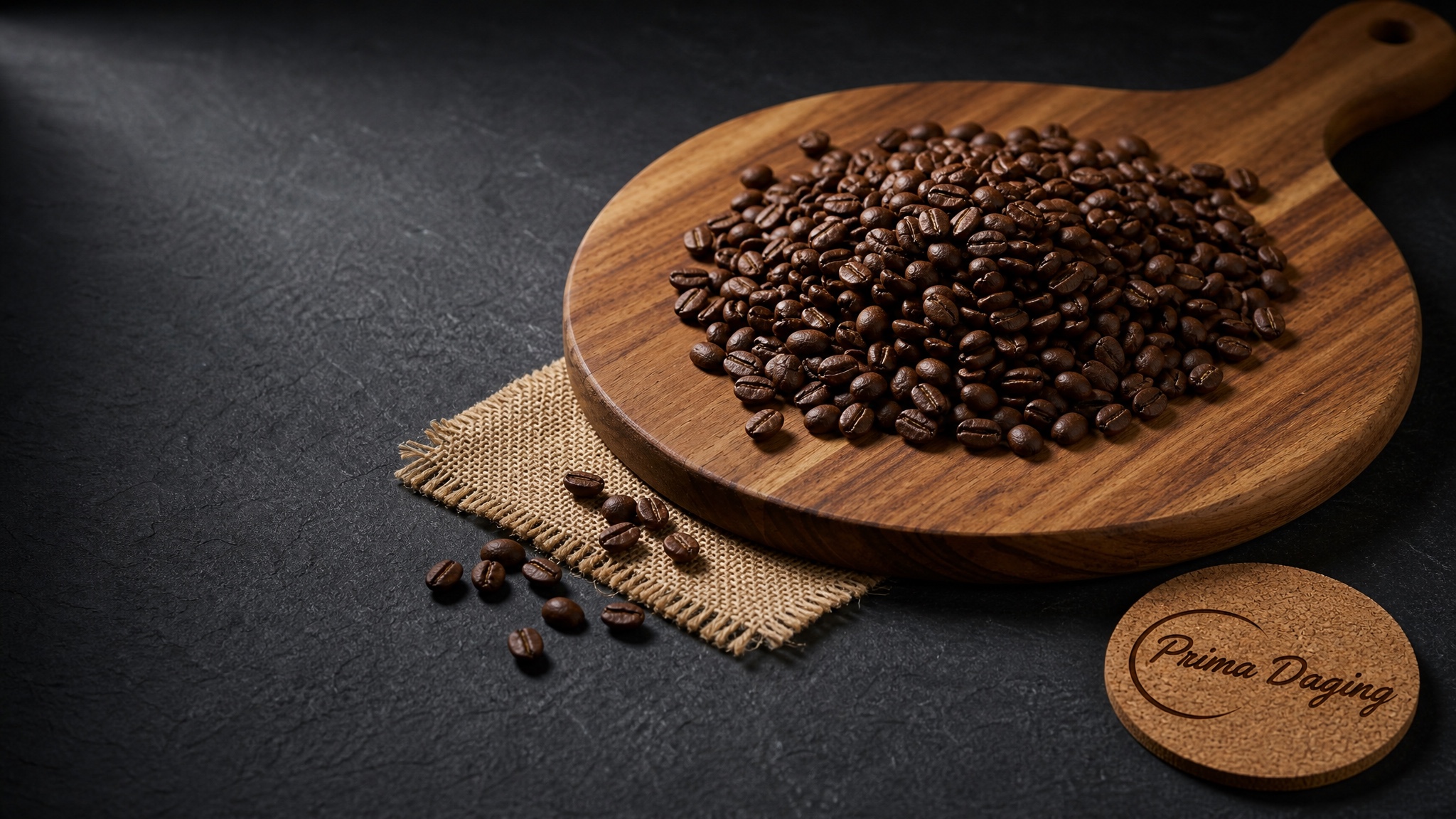 Biji kopi sangrai Prima Daging